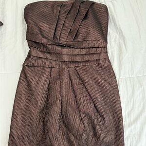 Ramy Brook Strapless Brown Dress